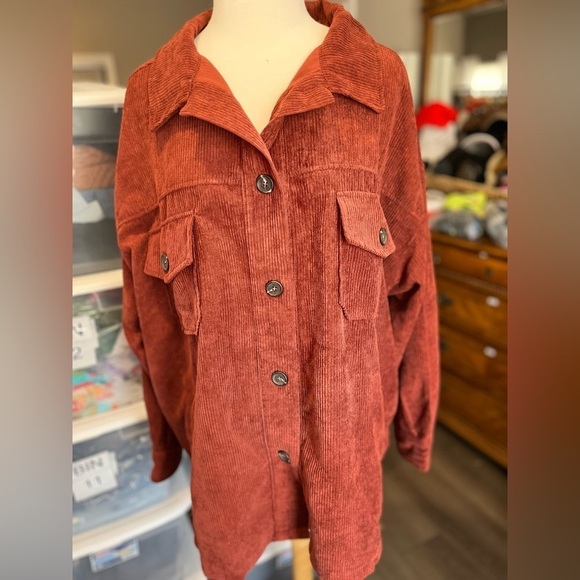 Zenana Outfitters Tops - Corduroy Shirt